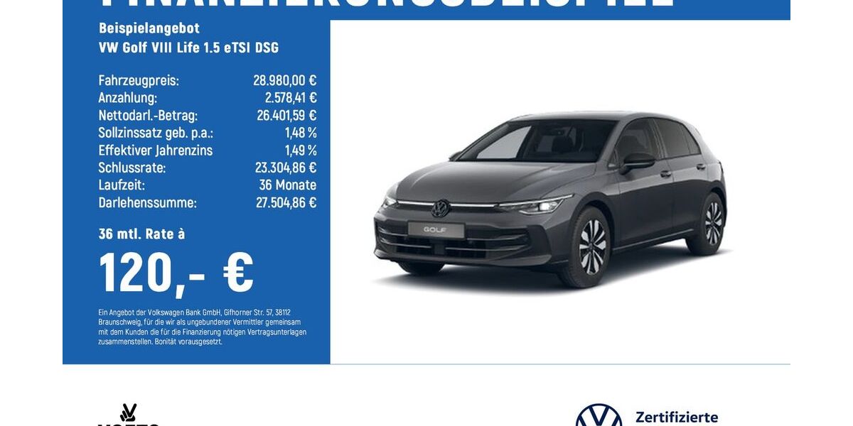 VW Golf 12.000 km 28.980 &euro; Braunschweig 38124