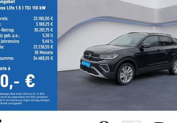 VW T-Cross 4.289 km 33.180 &euro; Braunschweig 38122