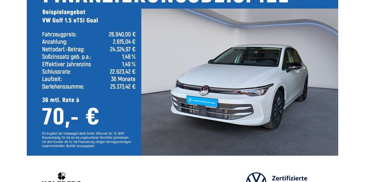 VW Golf 25.250 km 26.940 &euro; Braunschweig 38114