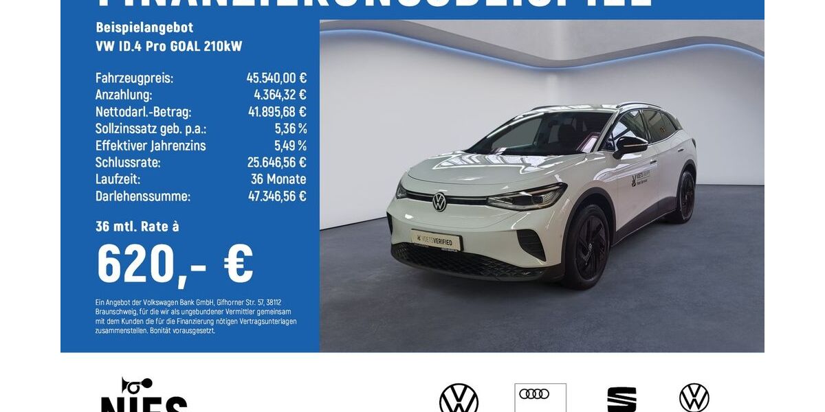 VW ID.4 13.000 km 45.540 &euro; Braunschweig 38122