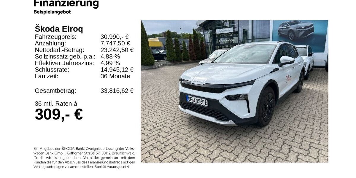 Skoda Elroq 8.600 km 30.690 &euro; Gifhorn 38518