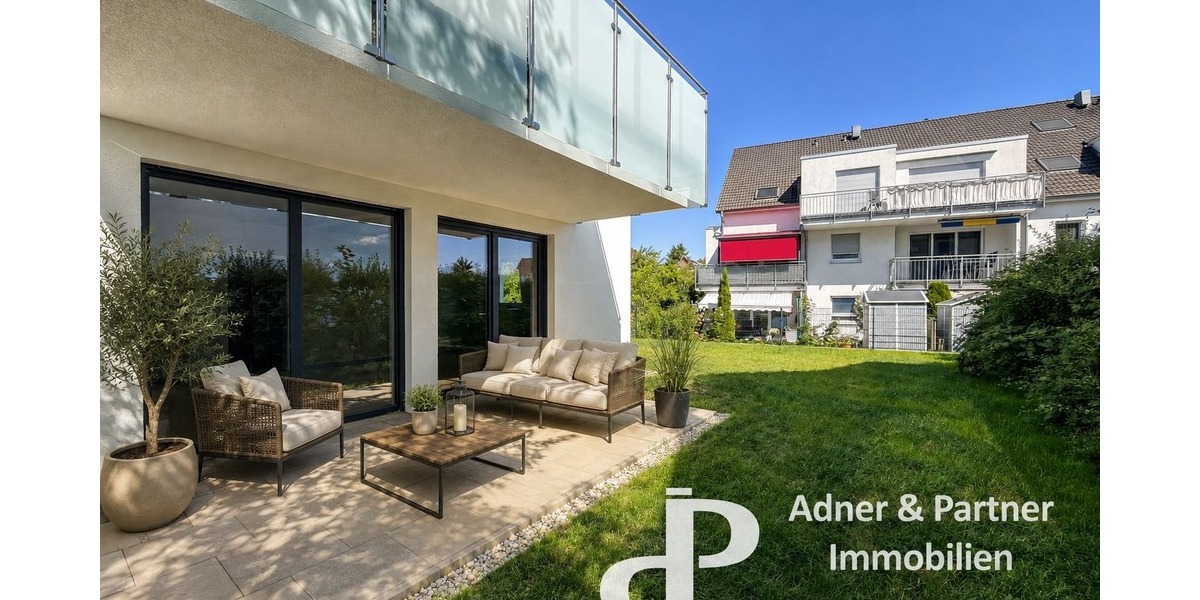 **TERRASSENWOHNUNG MIT PRIVATGARTEN UND EINBAUKÜCHE IN THUNE-ERSTBEZUG** - Erdgeschoßwohnung Braunschweig Wabe-Schunter-Beberbach | Angebot:27332045